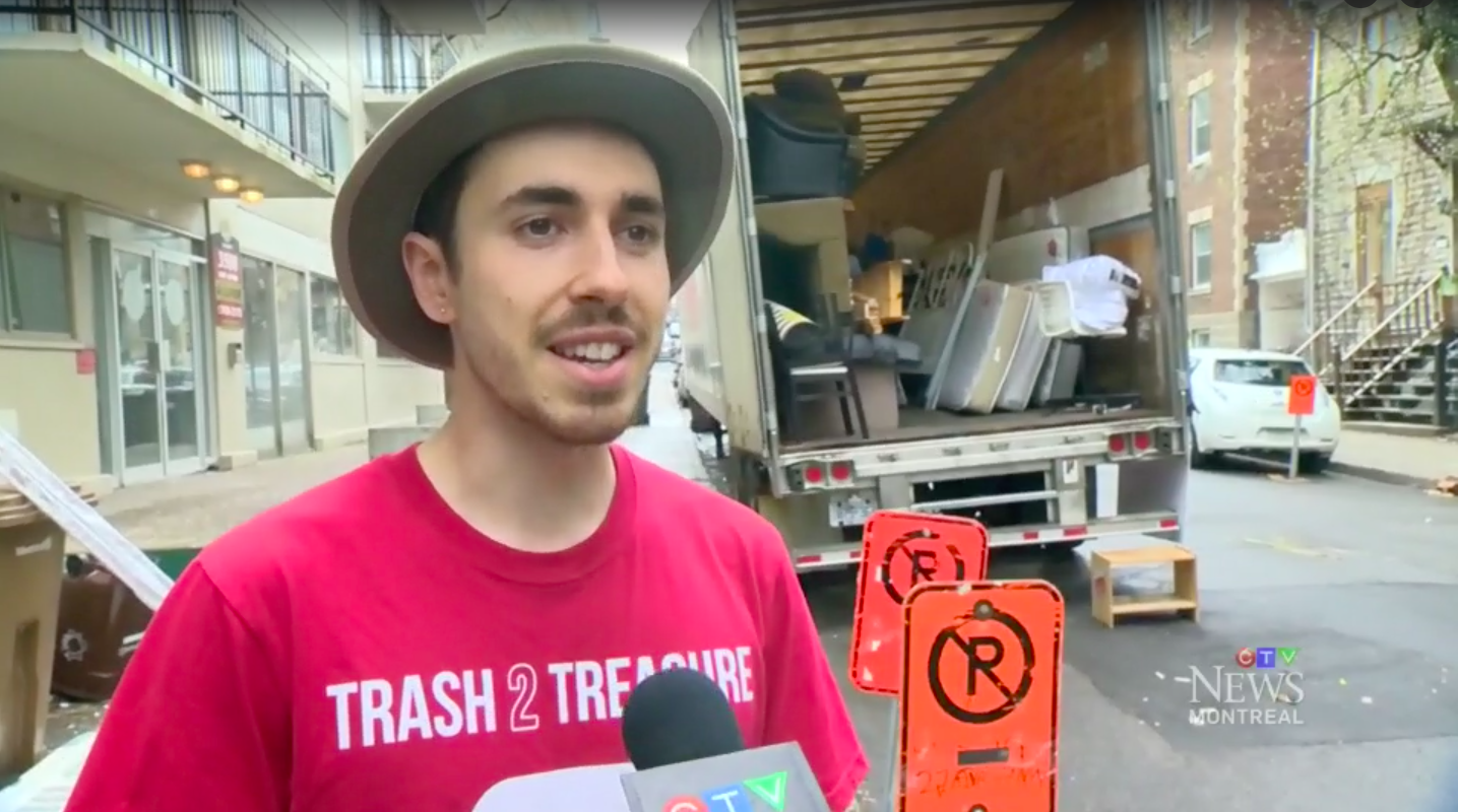 The Trash 2 Treasure initiative on CTV