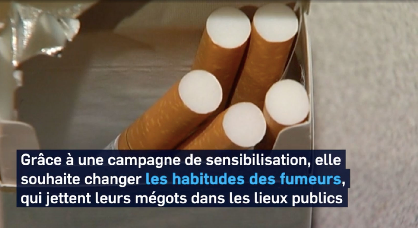 Montréal s'attaque aux mégots de cigarettes